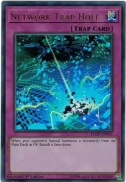 1x (NM) Network Trap Hole - FLOD-EN076 - Ultra Rare - 1st Edition  YuGiOh - Image 2
