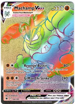MACHAMP VMAX 194/189 POKÉMON SWORD & SHIELD: ASTRAL RADIANCE (ASR) SECRET RARE - Image 1