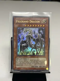 Yugioh Felgrand Dragon SDRL-EN001 Ultra Rare 1st Edition NM - Image 5