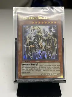 Yugioh Felgrand Dragon SDRL-EN001 Ultra Rare 1st Edition NM - Image 6