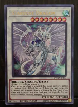 Yugioh - Stardust Dragon - DUPO-EN103 - Ultra Rare  - Limited Edition NM - Image 1