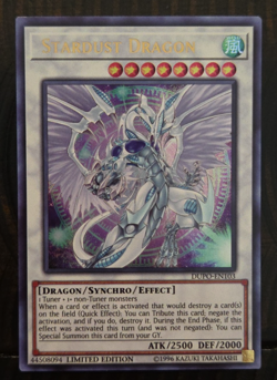 Yugioh - Stardust Dragon - DUPO-EN103 - Ultra Rare  - Limited Edition NM - Image 3