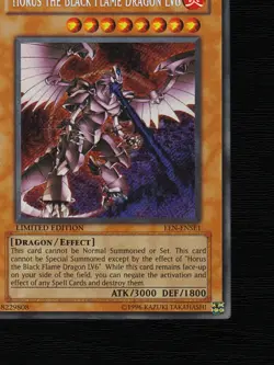 Yu-Gi-Oh Horus the Black Flame Dragon LV8 EEN-ENSE1 Limited Secret Rare NA 2005 - Image 7