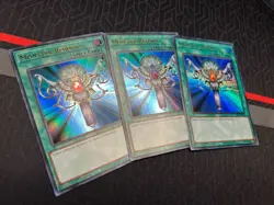 Yugioh! 3x Monster Reborn RA03-EN052 Ultra Rare Playset - Image 2