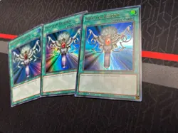 Yugioh! 3x Monster Reborn RA03-EN052 Ultra Rare Playset - Image 3