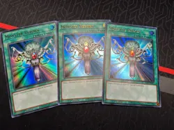 Yugioh! 3x Monster Reborn RA03-EN052 Ultra Rare Playset - Image 5