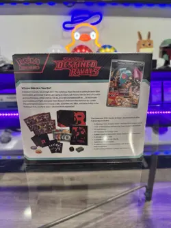 POKEMON TCG DESTINED RIVALS FACTORY SEALED-ELITE TRAINER ETB BOX - Image 8