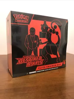 POKEMON TCG DESTINED RIVALS FACTORY SEALED-ELITE TRAINER ETB BOX - Image 1
