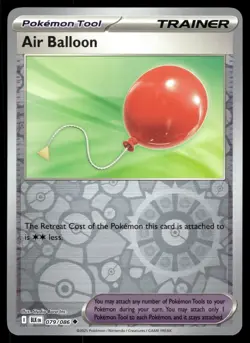 AIR BALLOON [FOIL] - 079/086 - BLACK BOLT BLK REVERSE HOLO ENGLISH - NM - Image 1