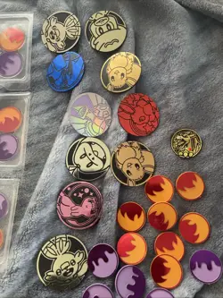 Pokemon TCG Playing Dice, Damage Counters, Pins & Coins And Dividers - Image 12