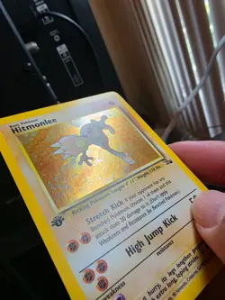 1999 Pokemon Fossil Hitmonlee 1st Edition Holo Rare 7/62 - Image 10