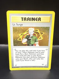 Pokémon Lt. Surge 17/132 Gym Heroes Holo Rare Unlimited - Image 10