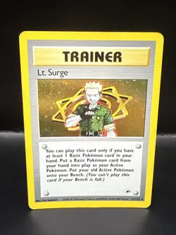 Pokémon Lt. Surge 17/132 Gym Heroes Holo Rare Unlimited - Image 9