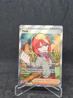 Pokemon Card  Mela (140/131) Prismatic Evolutions Ultra Rare Non-Foil - Image 1