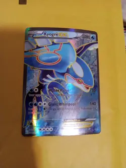 Kyogre EX 148/160 Primal Clash Holo Pokemon Card VLP - Image 1