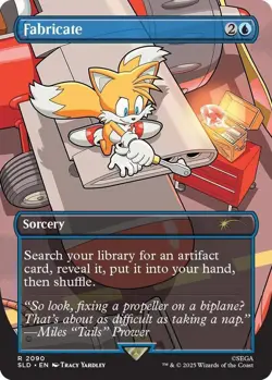 Fabricate 2090 Secret Lair Drop Sonic: Chasing Adventure Non-Foil MTG NM - Image 1