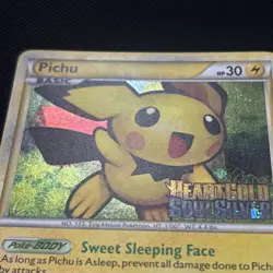 Pichu 28/123 Heartgold Soulsilver Holo Stamped Prerelease Promo Pokemon TCG LP - Image 7