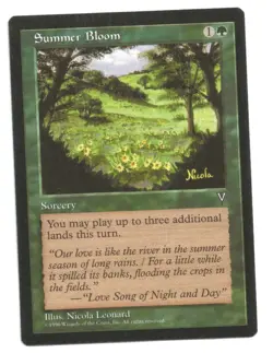 MTG - Summer Bloom - Visions - 121 - English - NM - Image 1