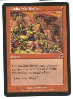 MTG - Goblin War Strike - Scourge - 97 - English - NM - Image 1