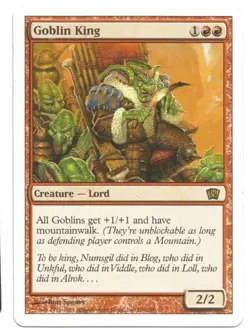 MTG - Goblin King - Eigth Edition - 205 - English - NM - Image 1