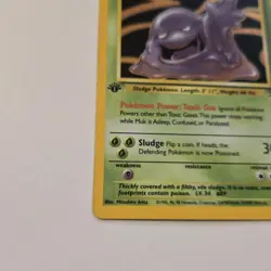 Muk 13/62 Fossil Holo 1st Edition LP Pokemon - Image 3
