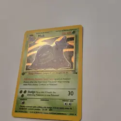 Muk 13/62 Fossil Holo 1st Edition LP Pokemon - Image 5