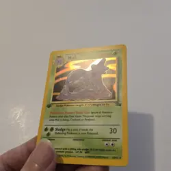 Muk 13/62 Fossil Holo 1st Edition LP Pokemon - Image 7