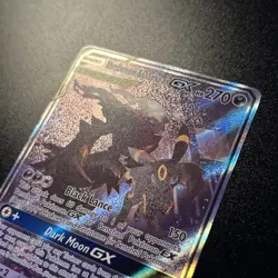 Umbreon & Darkrai GX SM241 PokÃ©mon Card Full Art Holo NM Near Mint Pack Fresh - Image 3