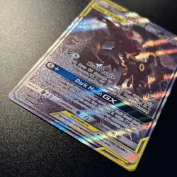 Umbreon & Darkrai GX SM241 PokÃ©mon Card Full Art Holo NM Near Mint Pack Fresh - Image 4