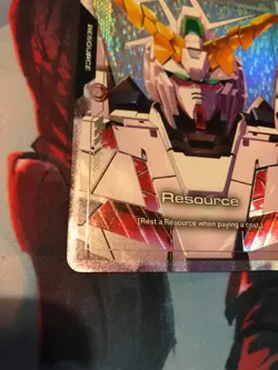 GUNDAM CARD GAME RESOURCE UNICORN GUNDAM DESTROY MODE R-003 C+ FOIL ENG NEWTYPE - Image 2