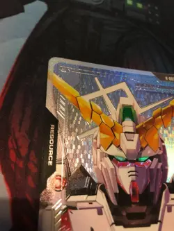 GUNDAM CARD GAME RESOURCE UNICORN GUNDAM DESTROY MODE R-003 C+ FOIL ENG NEWTYPE - Image 5