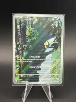 PokÃ©mon TCG Psyduck Scarlet & Violet Holo Illustration Card 175/165 - Image 1