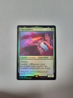 Magic the Gathering foil Tifa Lockhart regular frame. MTG. LP or better. - Image 1