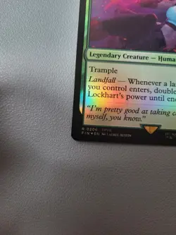 Magic the Gathering foil Tifa Lockhart regular frame. MTG. LP or better. - Image 3