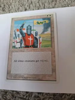 MTG Crusad ** E â­ 4th Edition Rare Magic The Gathering Mp Moderate Play - Image 1