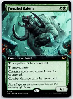 Edge of Eternities Frenzied Baloth R 342 Extended Art MTG - Image 1