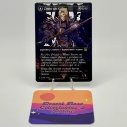 MtG Zenos yae Galvus Borderless Surge Foil 529 Final Fantasy FIN - Image 1