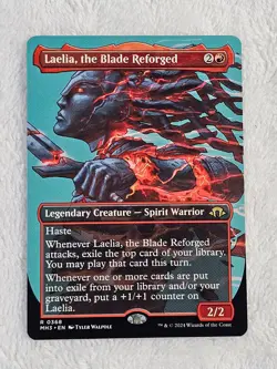 MTG Laelia, the Blade Reforged (Borderless) - Modern Horizons 3 #368 Rare NM - Image 2