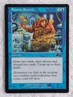 MTG Frantic Search - Urza's Legacy (ULG) #32 Magic the Gathering Card NM - Image 1