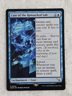 MTG Case of the Ransacked Lab #45 Murders at Karlov Manor Magic Card Rare NM - Image 1