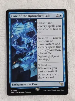 MTG Case of the Ransacked Lab #45 Murders at Karlov Manor Magic Card Rare NM - Image 2