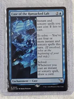 MTG Case of the Ransacked Lab #45 Murders at Karlov Manor Magic Card Rare NM - Image 4