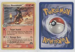 Team Magma's Houndoom Pokemon EX Magma vs Aqua #34 2004 0jf5 - Image 3