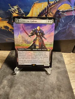 Zenos yae Galvus 0455  Rare Extended Art MTG Final Fantasy FIN Foil - Image 1
