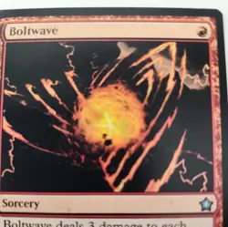 Misprint Boltwave MTG Foundations Regular Card (0079) - Image 3