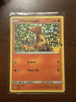 Charmander 9/25 Holo Pokemon 25th Anniversary McDonald’s Promo Card 2021 - Image 1