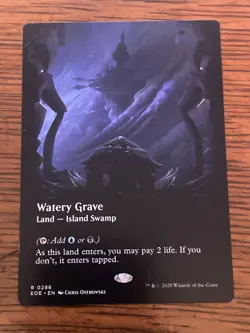 Watery Grave - Borderless NM - Edge of Eternities - Magic The Gathering MTG - Image 1