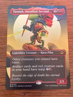 Tannuk, Steadfast Second (Borderless Foil) - Edge of Eternities NM - MTG Magic - Image 1
