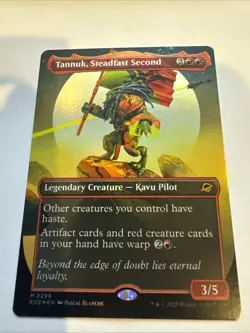 Tannuk, Steadfast Second (Borderless Foil) - Edge of Eternities NM - MTG Magic - Image 1