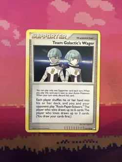 Pokemon Card Team Galactic's Wager Mysterious Treasures Uncommon 115/123 NM - Image 1